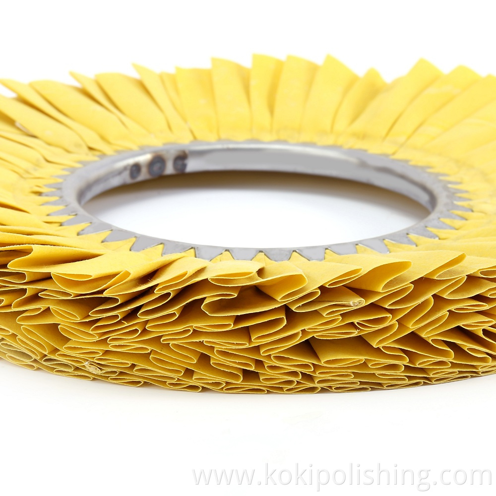 Polishing wheel with good heat dissipation